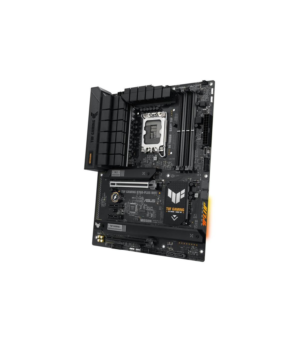 PLACA ASUS TUF GAMING B760-PLUS WIFI,INTEL,1700,B760,4DDR5,128GB,HDMI+DP,4SATA+3M.2,4USB 3.2+1USB-C,2.5GB+WIFI6E+BT5.2,ATX
