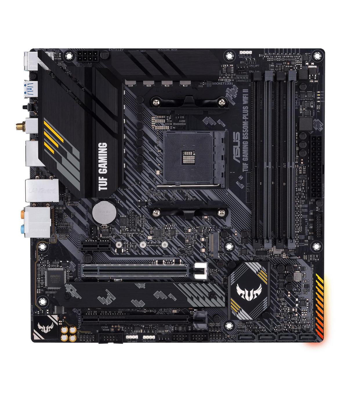 ASUS TUF GAMING B550M-PLUS WIFI II AMD B550 Zcalo AM4 Micro ATX