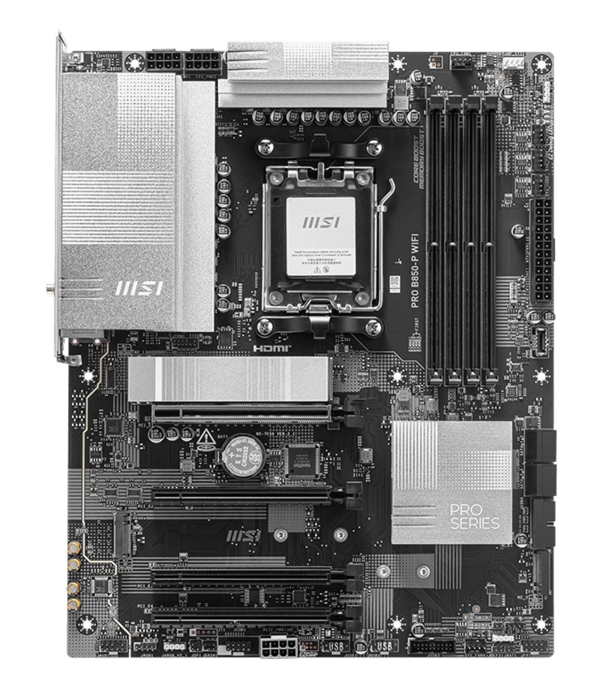 PLACA BASE MSI PRO B850-P WIFI PCI-E X16 Gen5, M.2 Gen5