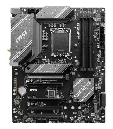 PLACA BASE MSI PRO B760 GAMING PLUS WIFI 1700 ATX 4XDDR5