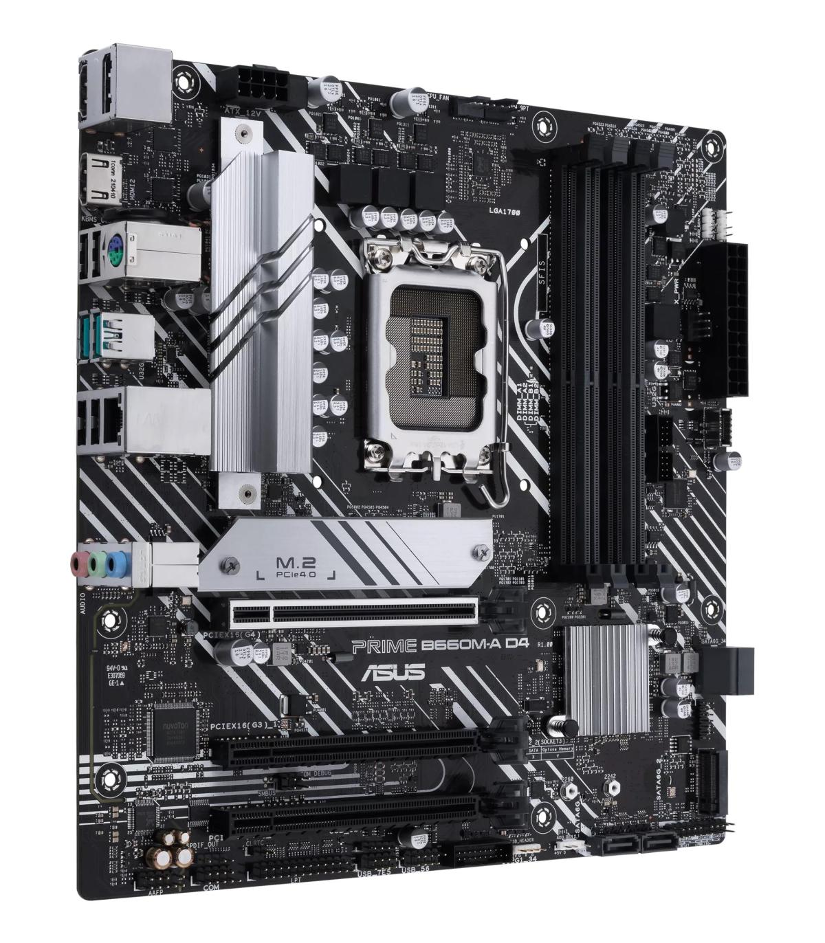Placa Base Asus Prime B660M-A D4-CSM  Socket 1700  Micro ATX
