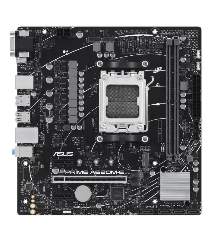 Asus Amd Prime A620m - E - Csm Socket Am5 Ddr5 X2 4800mhz Max 64gb Hdmi Displayport D - Sub Matx