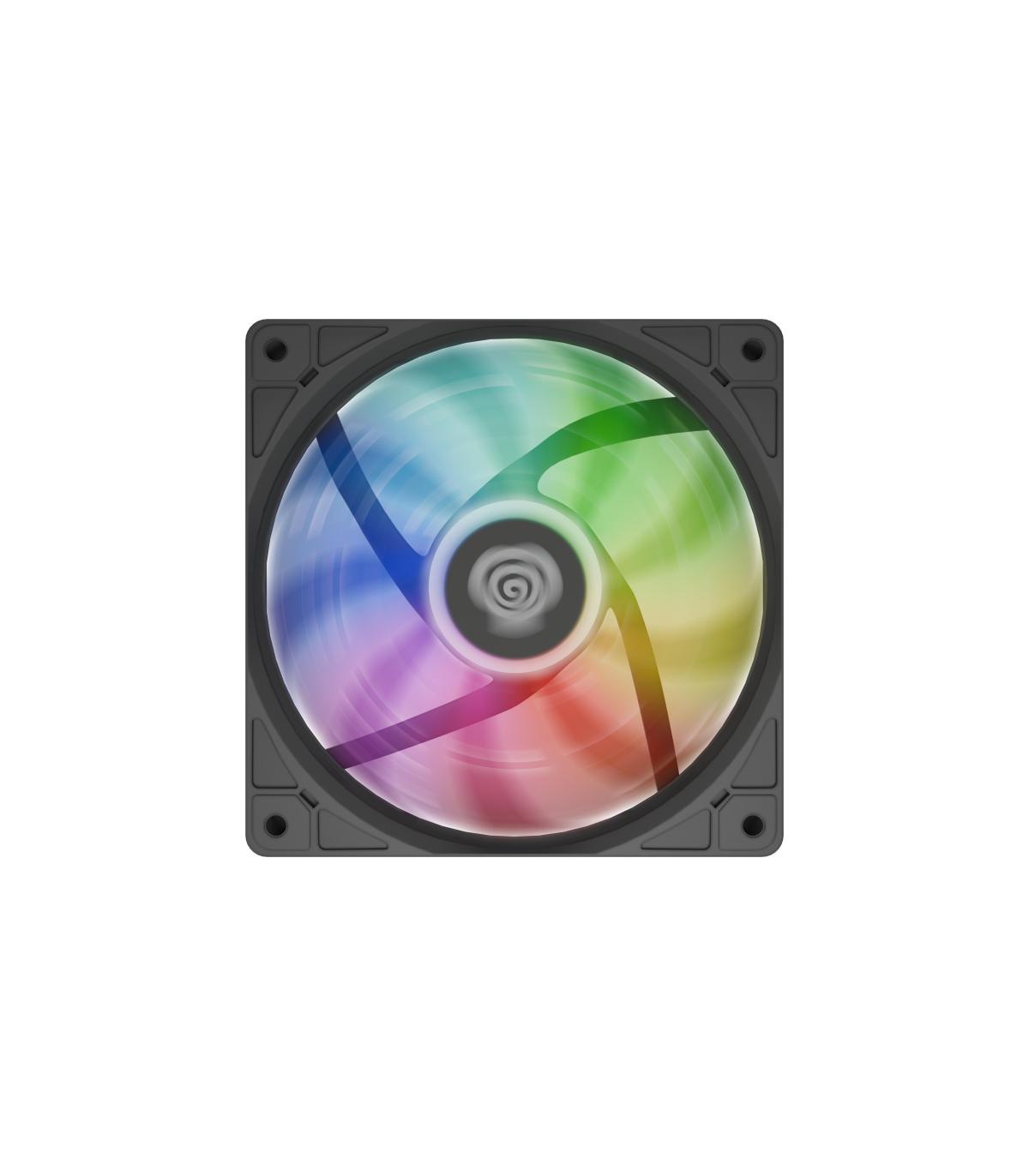 VENTILADOR GENESIS OXAL 120 ARGB NEGRO