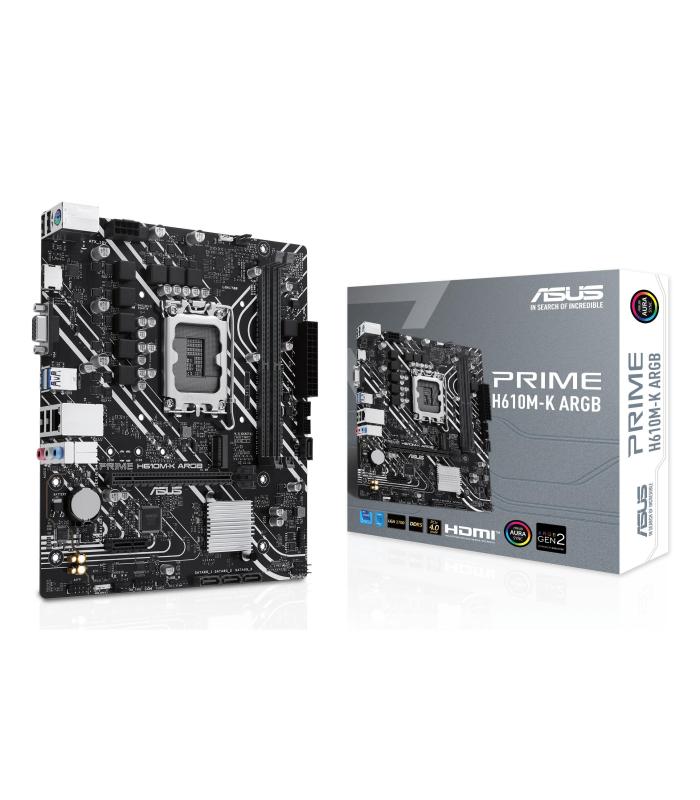 Placa Base Asus Prime H610M-K ARGB Socket 1700  Micro ATX