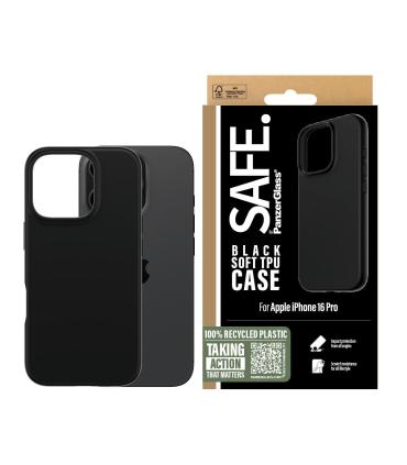 SAFE By PanzerGlass TPU Case Black IPhone 16 Pro