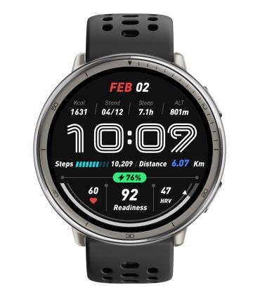 AMAZFIT ACTIVE 2 BLACK SPORT SILICONE