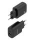 Cargador GaN De Pared Aisens A110-0924  1xUSB Tipo-C  1xUSB  30W  Negro