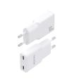 Cargador GaN De Pared Aisens ASCH-30W2P048-W  2xUSB Tipo-C  30W