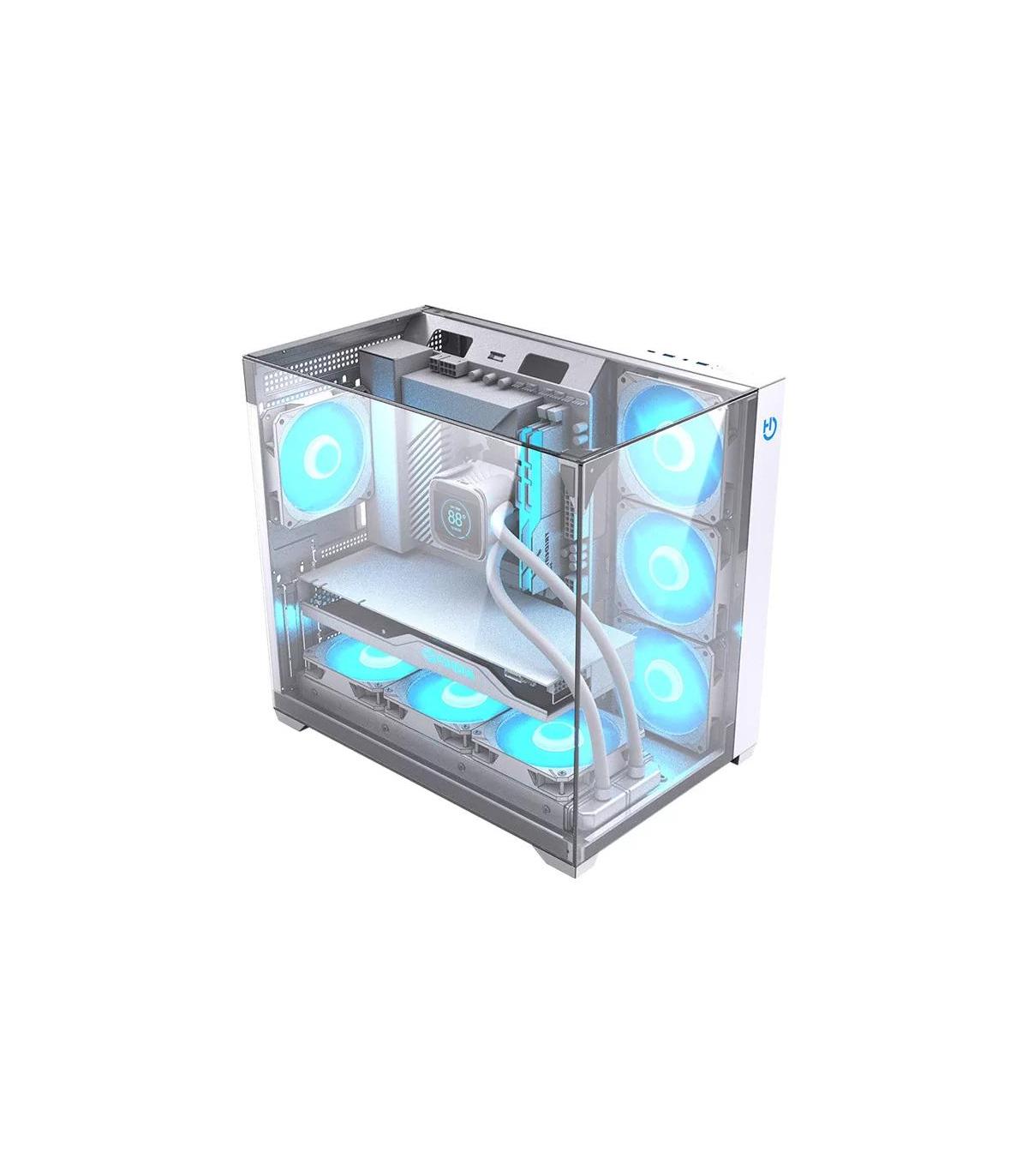 Caja Gaming Semitorre Hiditec SKY  Blanco