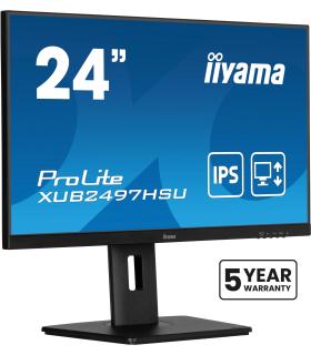 Iiyama XUB2497HSU-B2 Pantalla Para PC 60,5 Cm (23.8") 1920 X 1080 Pixeles Full HD LED Negro