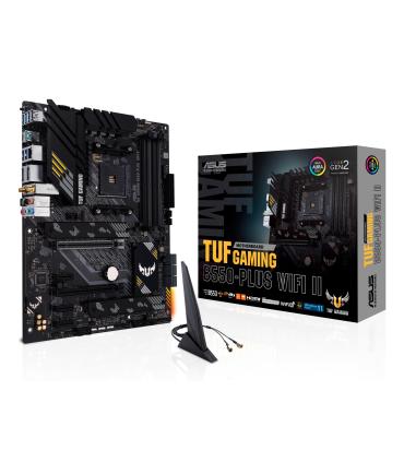 PLACA ASUS TUF GAMING B550-PLUS WIFI II,AMD,AM4,B550,4DDR4,128GB,DP,GBLAN2.5GHZ+WIFI6+BT5.1,6SATA3+2XM.2,8USB3.2,ATX