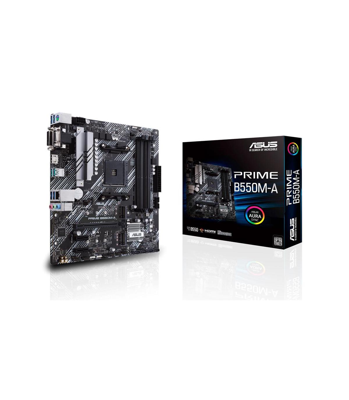 ASUS PRIME B550M-A AMD B550 Zcalo AM4 Micro ATX