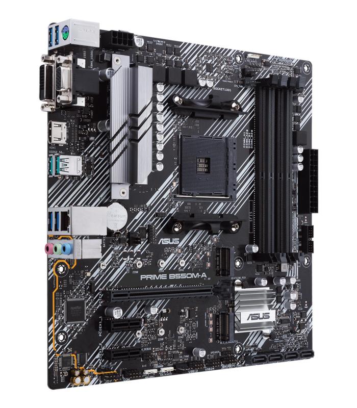 ASUS PRIME B550M-A AMD B550 Zcalo AM4 Micro ATX