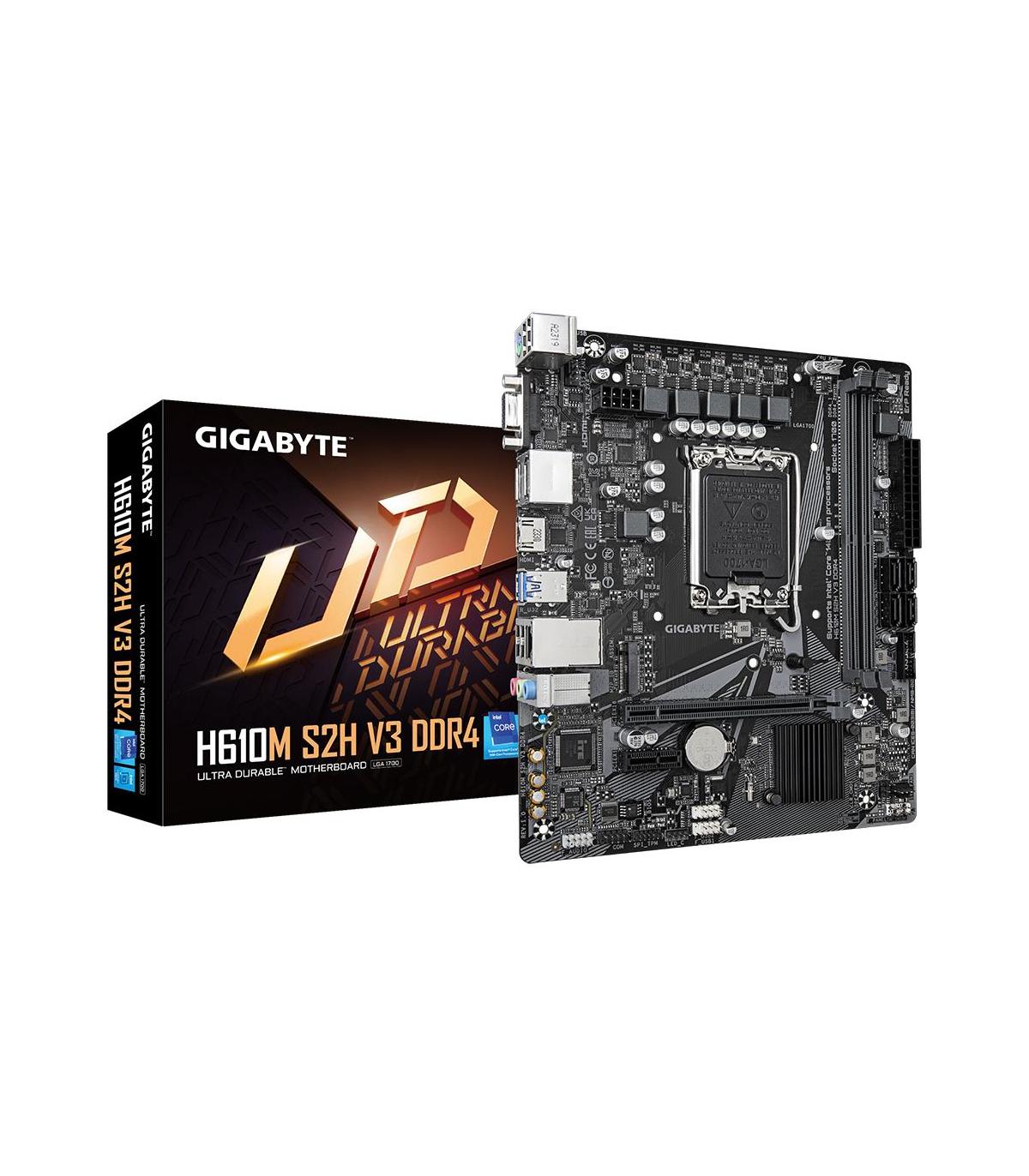 Gigabyte H610M S2H V3 DDR4 Placa Base Intel H610 Express LGA 1700 Micro ATX