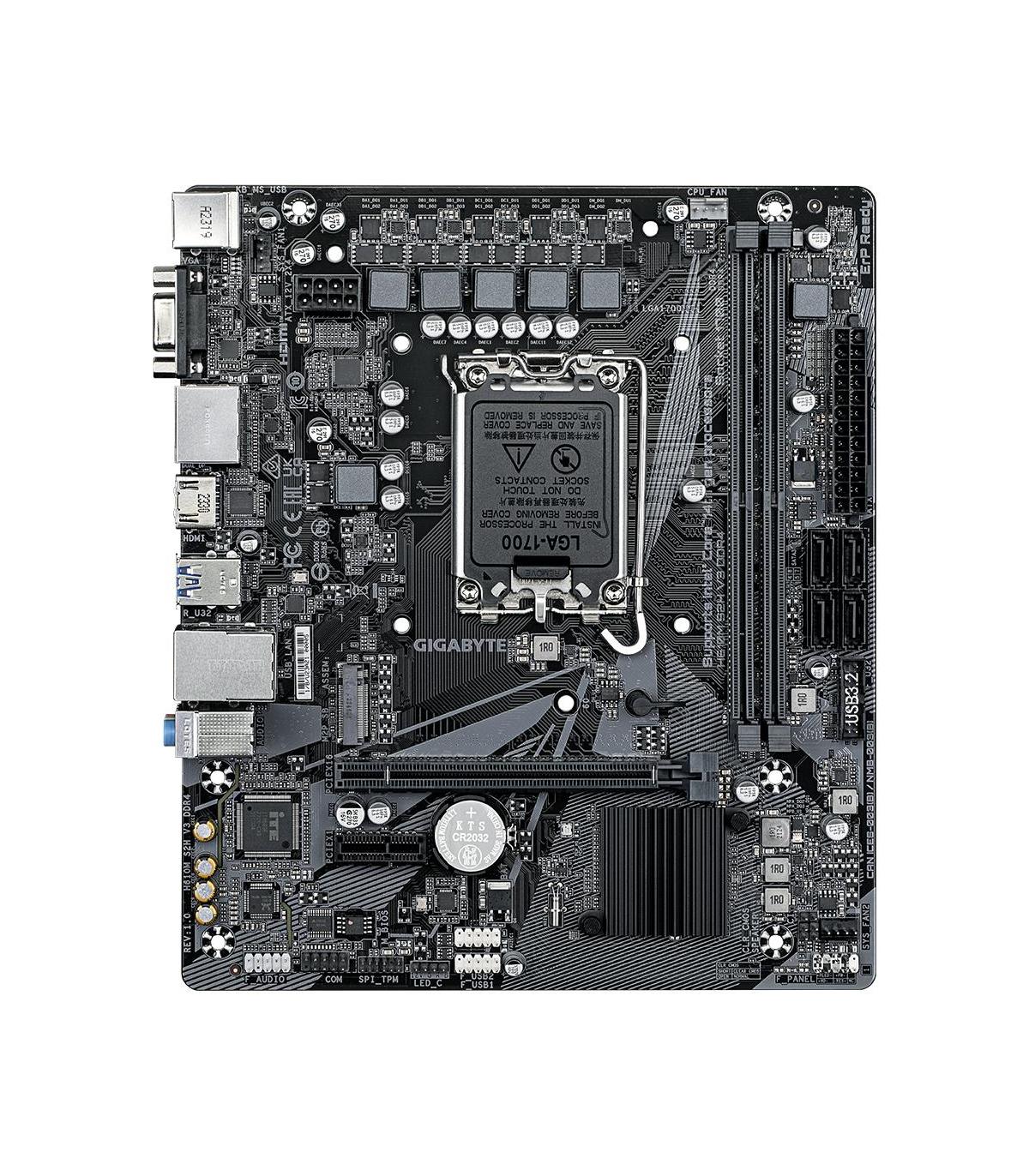 Gigabyte H610M S2H V3 DDR4 Placa Base Intel H610 Express LGA 1700 Micro ATX