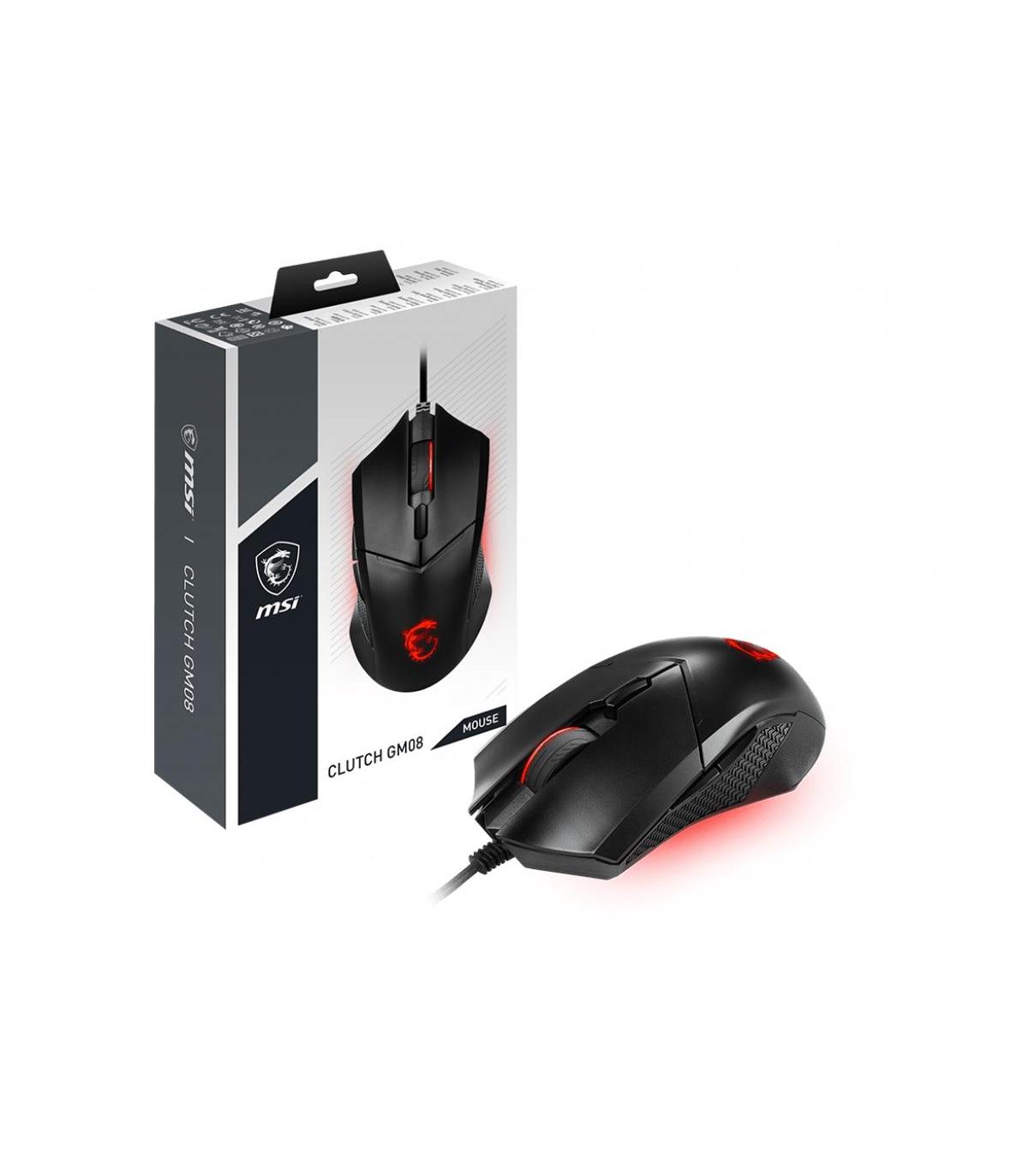 MSI Clutch GM08 Ratn Ambidextro USB Tipo A Ptico 4200 DPI