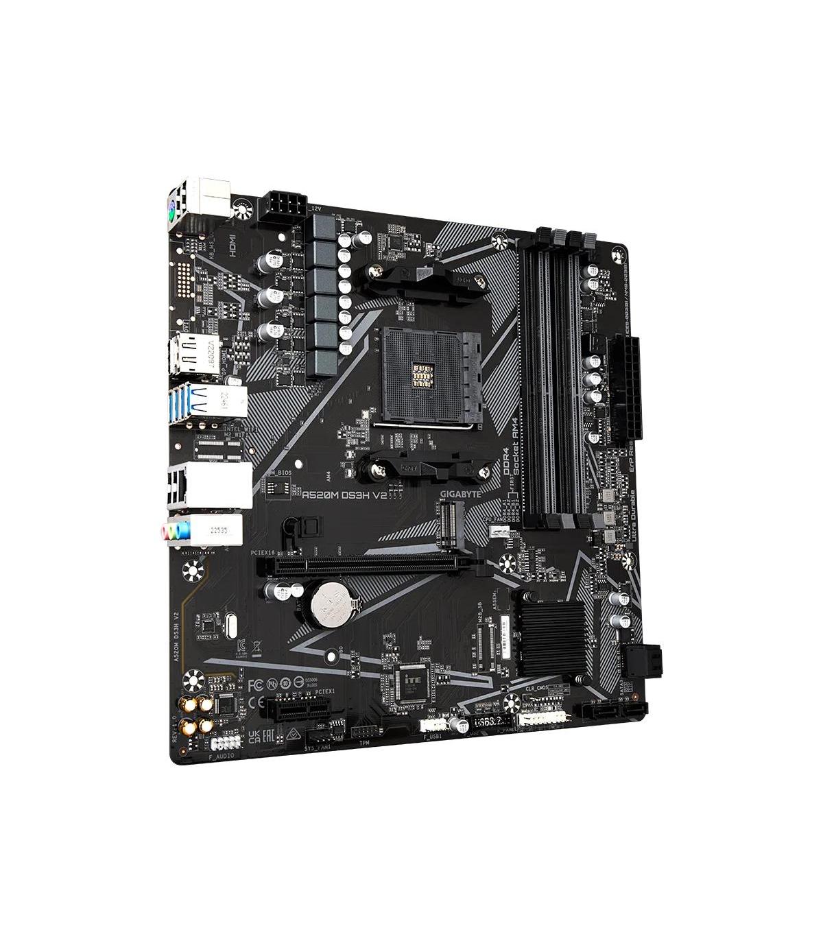 PLACA BASE GIGABYTE A520M DS3H V2 AM4 MATX 4XDDR4