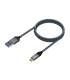 Cable USB 3.1 Tipo-C Aisens A107-0632  USB Tipo-C Macho - USB Macho  Hasta 27W  1250Mbps  1.5m  Gris
