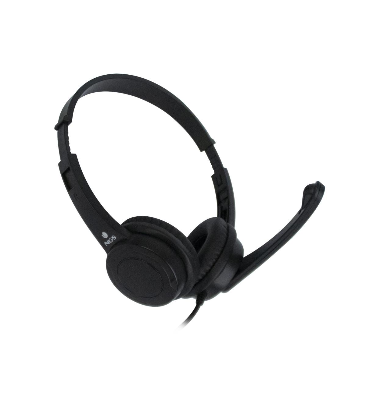 NGS VOX 505 Auricular+Micro USB Control Vol. Negro