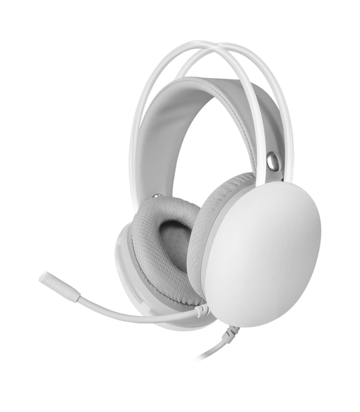 MARSGAMING Auriculares MH-GLOW PC Ps4-5 xbox White