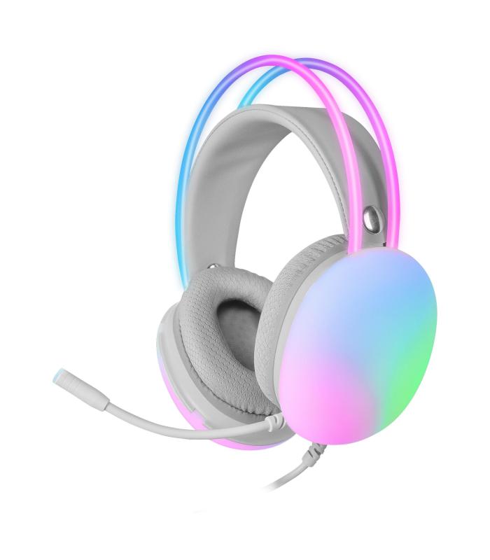 MARSGAMING Auriculares MH-GLOW PC Ps4-5 xbox White