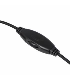 EWENT EW3562 Auriculares + Micrfono Streo Negro