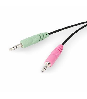 EWENT EW3562 Auriculares + Micrfono Streo Negro