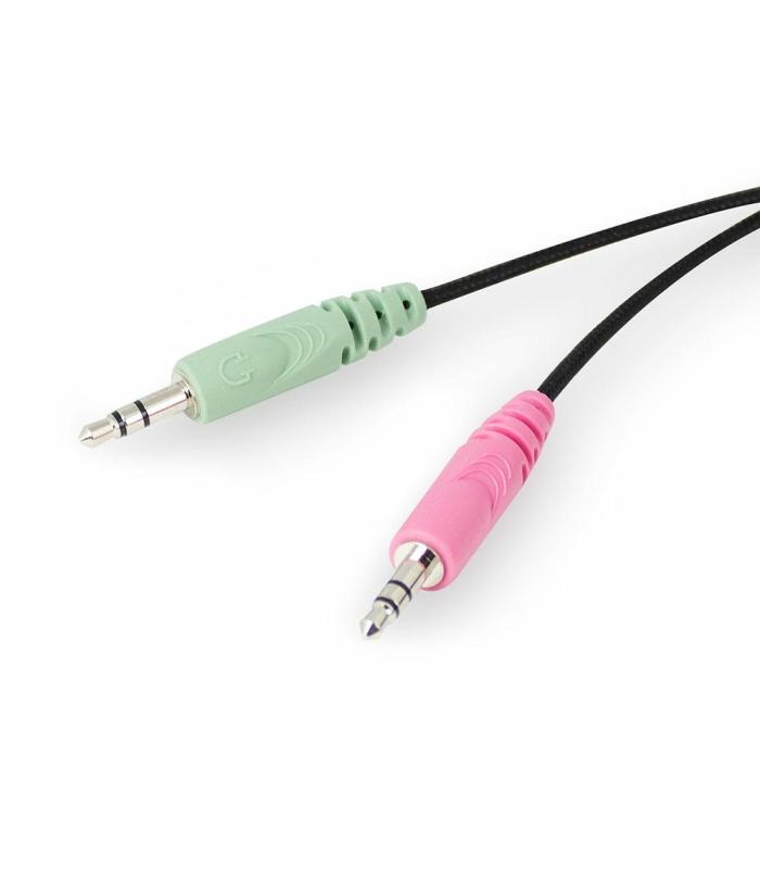 EWENT EW3562 Auriculares + Micrfono Streo Negro