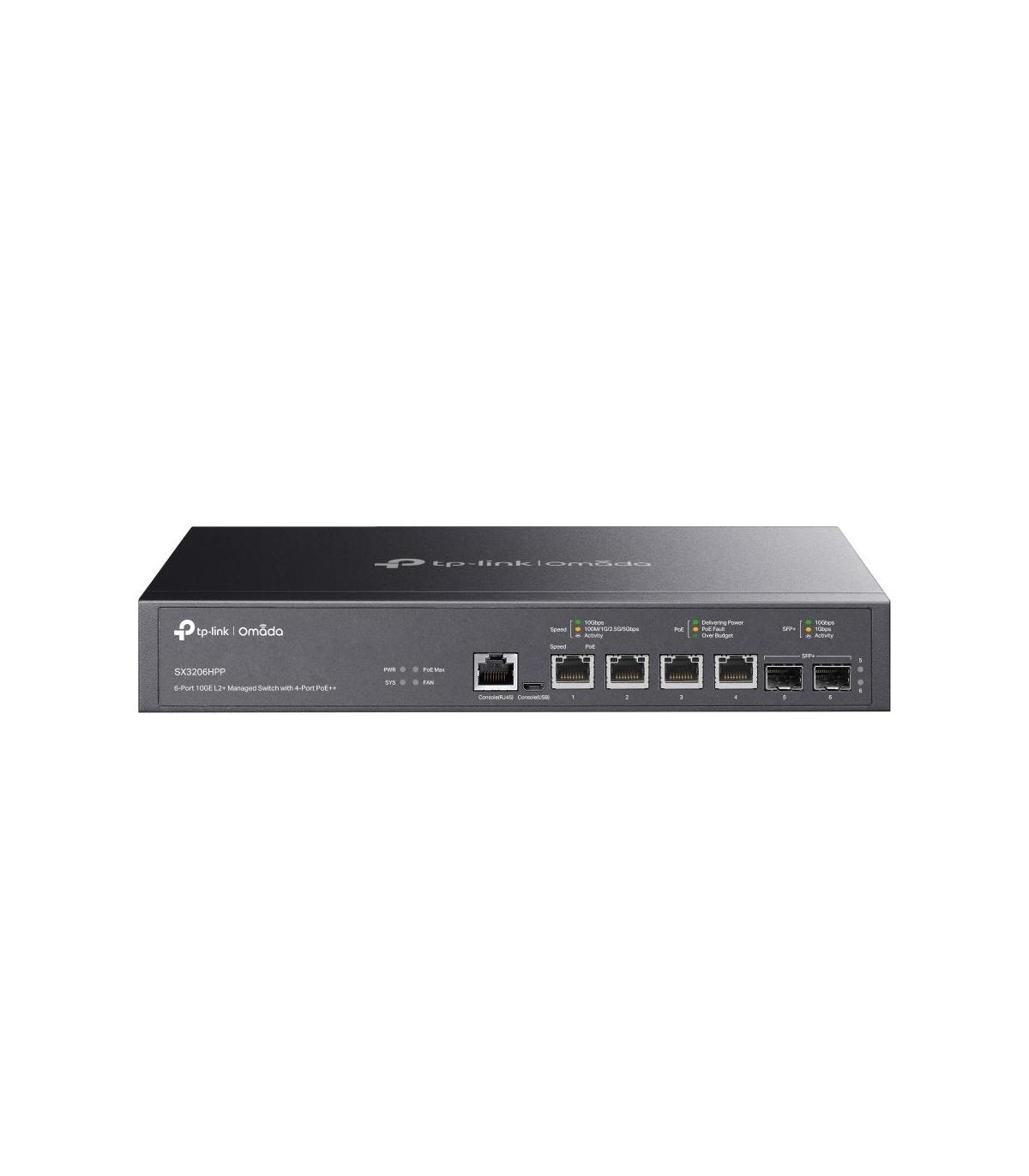 TP-Link SX3206HPP Switch 4x10G PoE++ 2x10Gb SFP