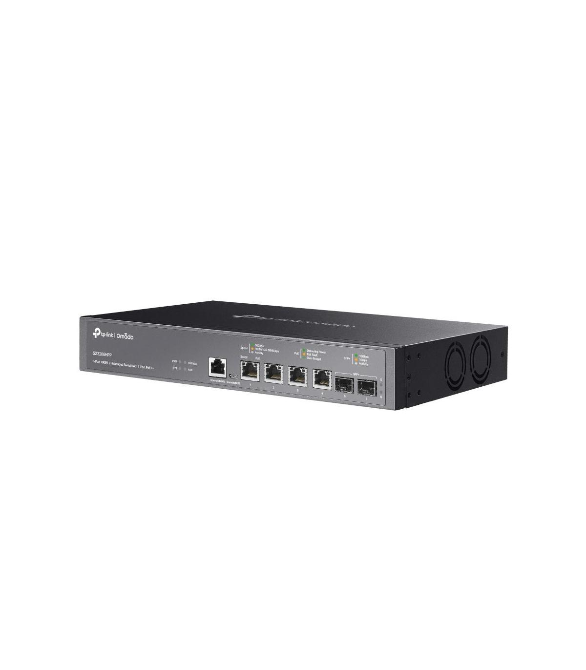 TP-Link SX3206HPP Switch 4x10G PoE++ 2x10Gb SFP
