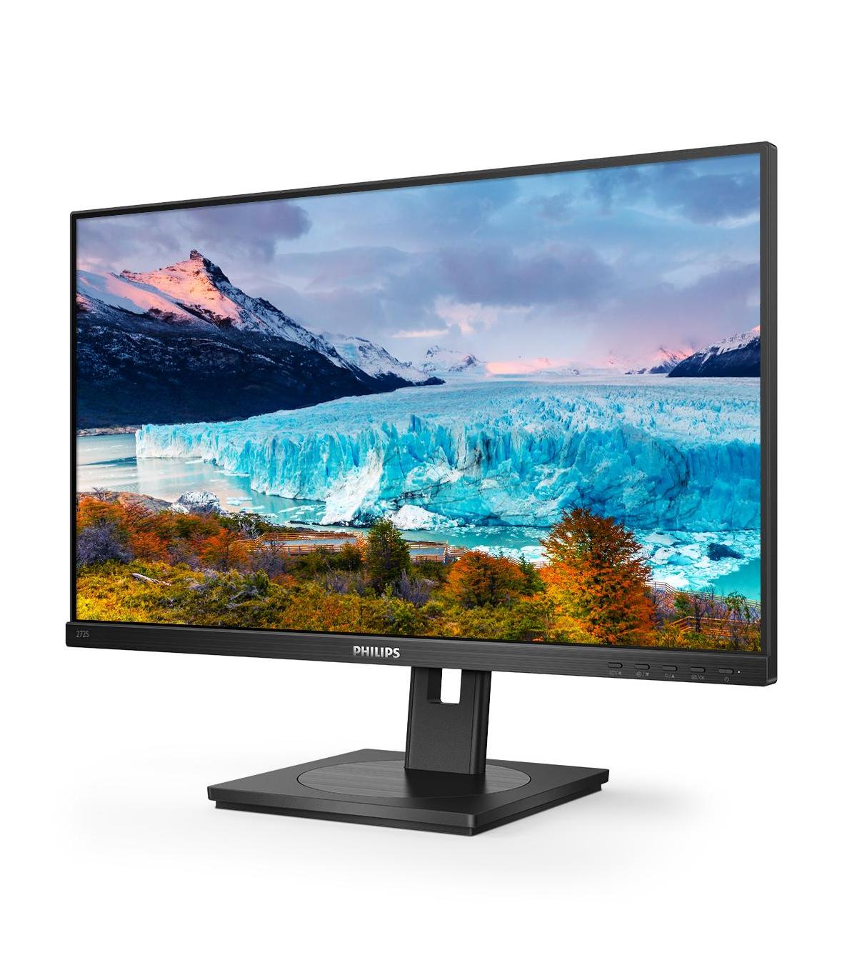 Monitor Profesional Philips S-Line 272S1AE 27'  Full HD  Multimedia  Regulable En Altura  Negro