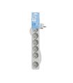 Regleta Con Interruptor Philips CHP2164W 62  6 Tomas De Corriente  Cable 1.5m  Blanco