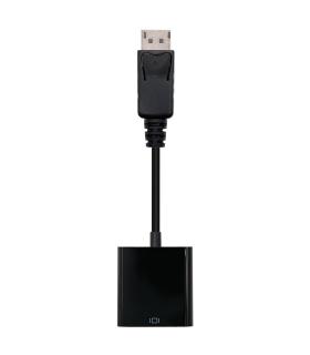 Nanocable Conversor DisplayPort A SVGA, DisplayPort M-sVGA H, Negro, 15 Cm