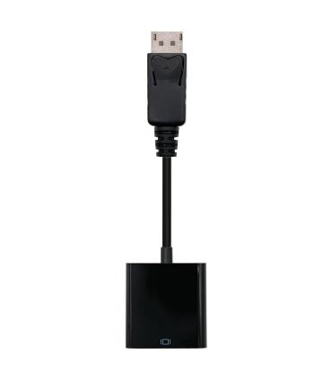 Nanocable Conversor DisplayPort A SVGA, DisplayPort M-sVGA H, Negro, 15 Cm