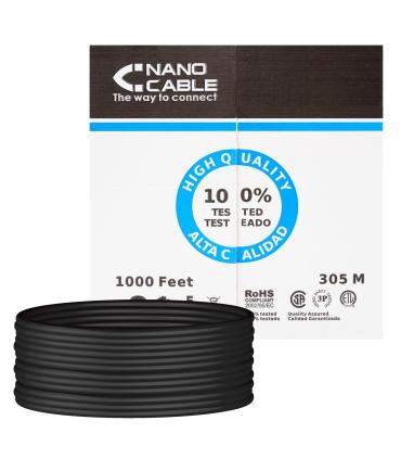 Nanocable Bobina Cable RJ45 CAT6 UTP Rigido305 Ex