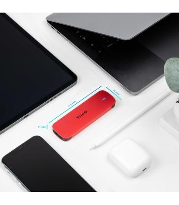 Caja Externa Para Disco SSD M.2 NVMe TooQ TQE-2201R  USB 3.1 Gen2  Sin Tornillos