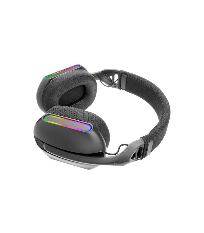 Auriculares Gaming Inalmbricos Con Micrfono Mars Gaming MHWPRO  Jack 3.5  Bluetooth  Negros