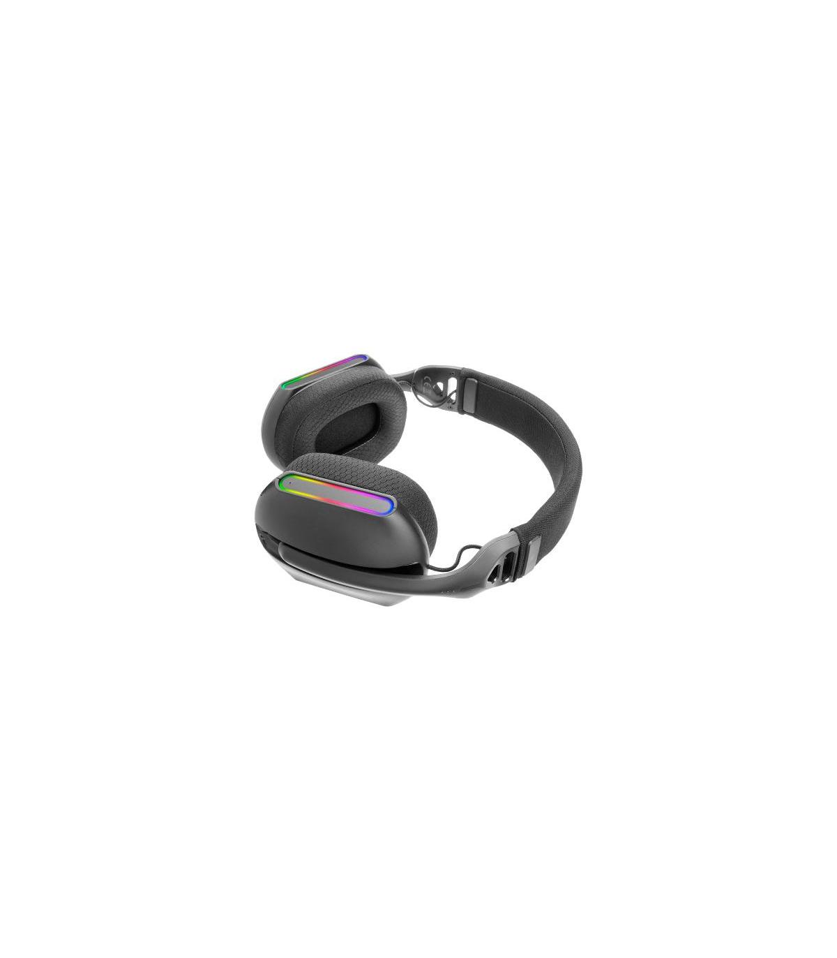 Auriculares Gaming Inalmbricos Con Micrfono Mars Gaming MHWPRO  Jack 3.5  Bluetooth  Negros