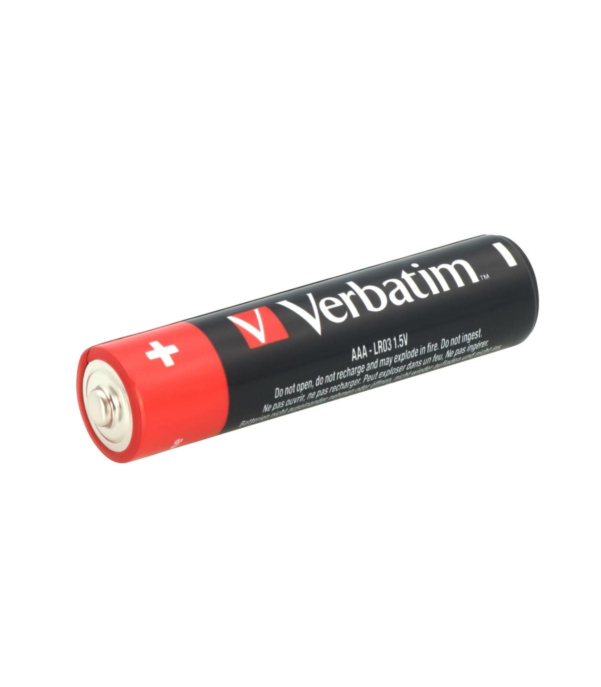 PILAS ALCALINAS VERBATIM LR03 AAA 1.5V - PACK 4