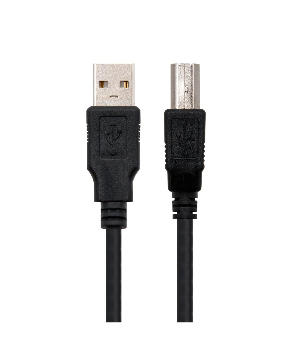 Nanocable - Cable USB 2.0 Para Impresora De 1,8m Conexin A M-B M Negro