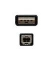 Nanocable - Cable USB 2.0 Para Impresora De 1,8m Conexin A M-B M Negro