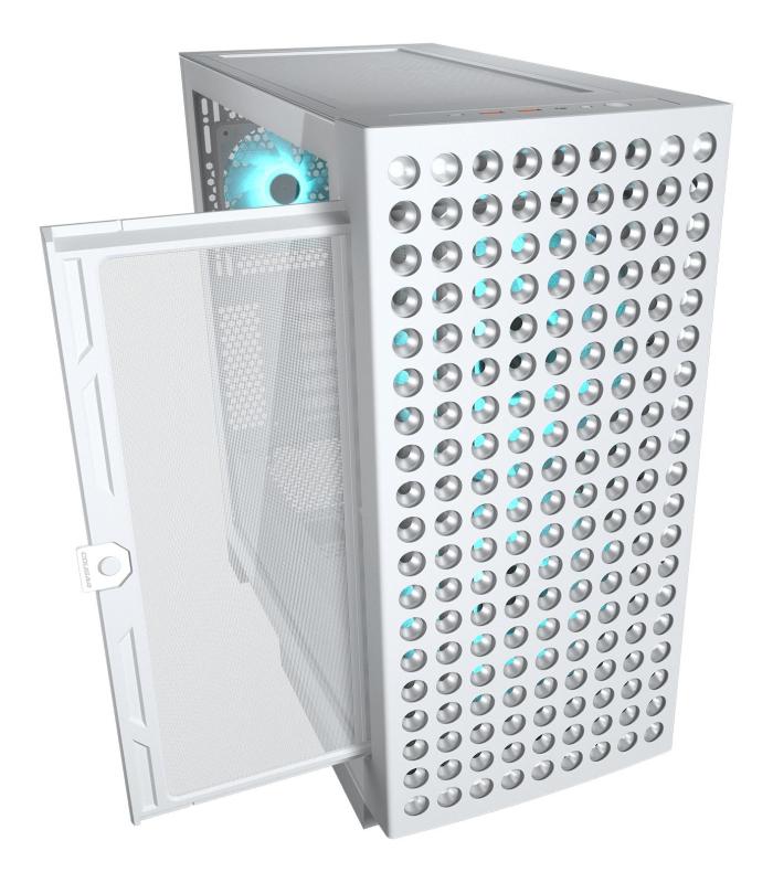 Cougar Caja Semitorre Airface Eco Rgb Blanco