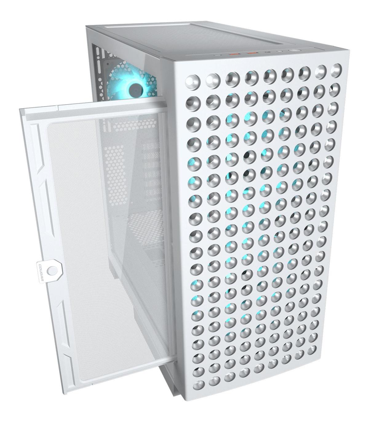 Cougar Caja Semitorre Airface Eco Rgb Blanco