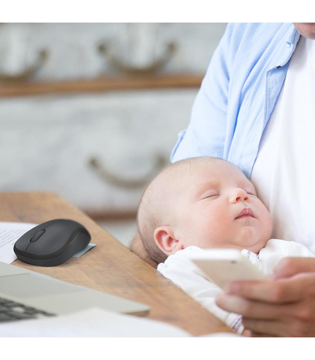 LOGITECH RATON M220 OPTICO WIRELESS SILENT GRIS