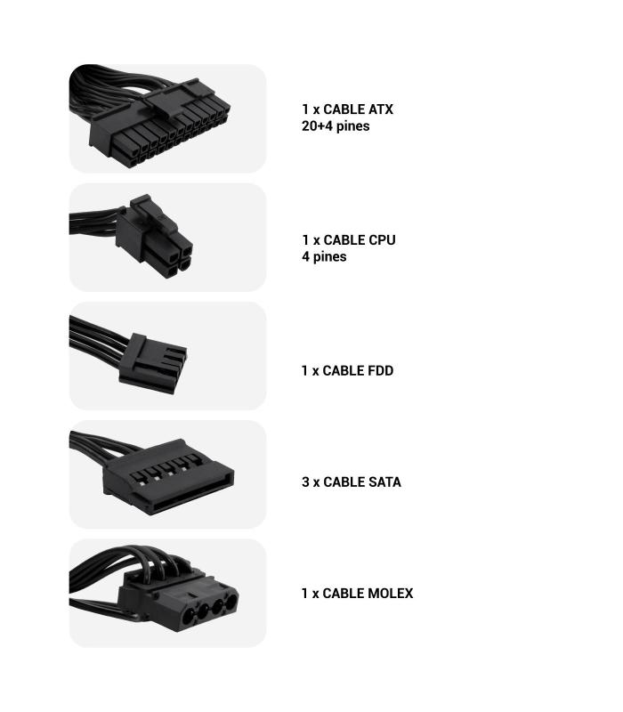 Coolbox Fuente Alim.SFX 500GR-S (CE,ROHS)