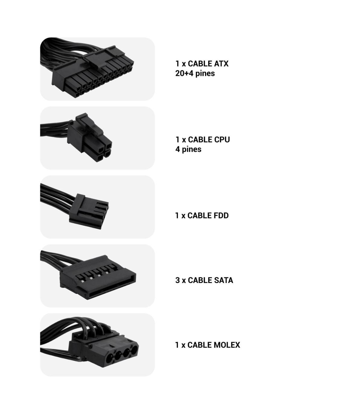 Coolbox Fuente Alim.SFX 500GR-S (CE,ROHS)