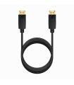 Cable DisplayPort 1.2 CCS 4K Aisens A124-0740  DisplayPort Macho - DisplayPort Macho  Hasta 5W  2300Mbps  2m  Negro