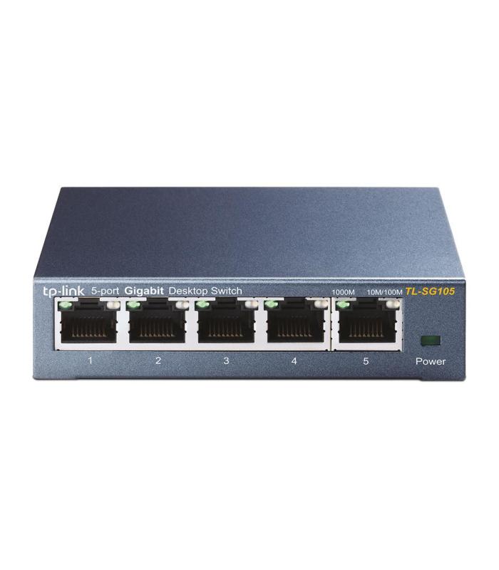 TPLINK - Switch 5P 10 100 1000 Mbps TL-SG105 RJ45 - Carcarsa Metlica