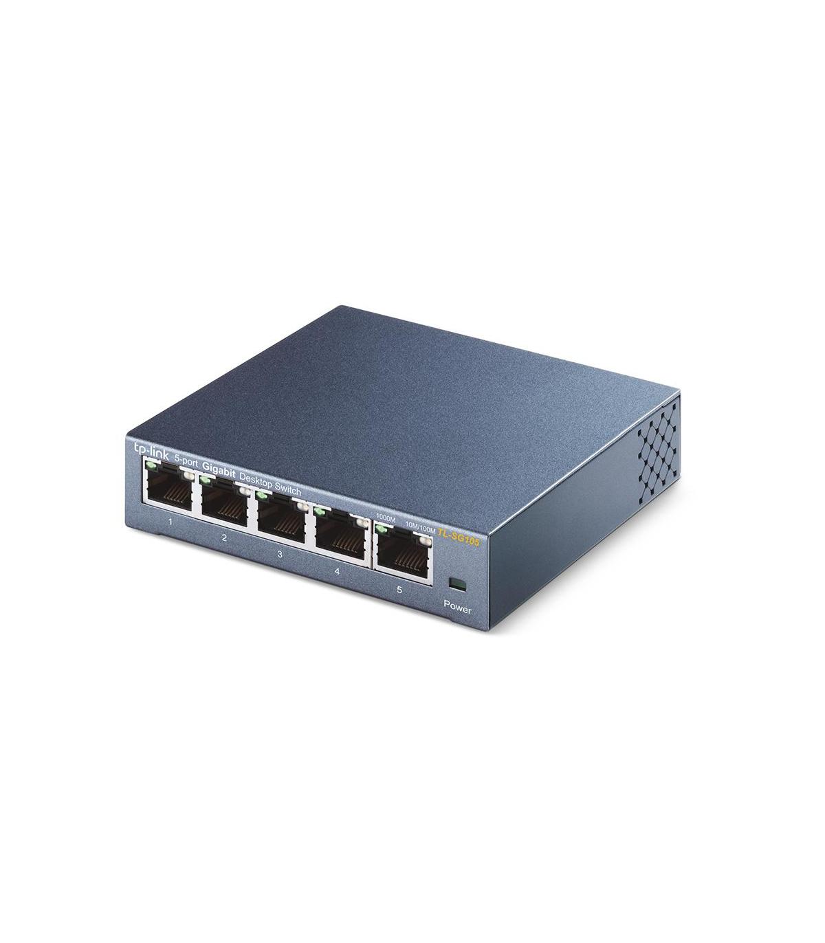 TPLINK - Switch 5P 10 100 1000 Mbps TL-SG105 RJ45 - Carcarsa Metlica