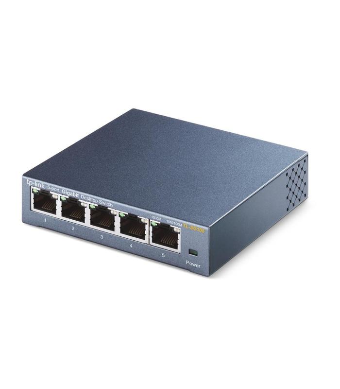 TPLINK - Switch 5P 10 100 1000 Mbps TL-SG105 RJ45 - Carcarsa Metlica